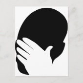 Facepalm-meme Briefkaart (Voorkant)