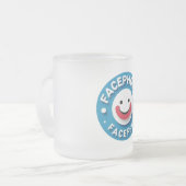 Facephone Smiley-Mok Matglas Koffiemok (Voorkant links)