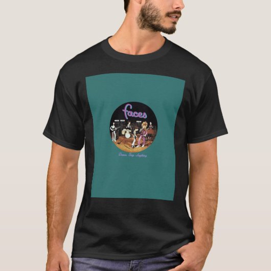 Faces - Dance. Sing. Anything. Graphic T-Shirt (Voorkant)