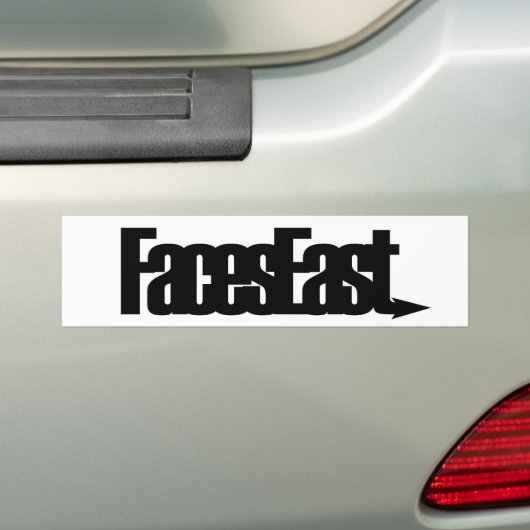 Faces East Logo Bumpersticker (Op auto)