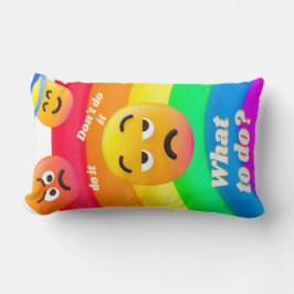 faces icons quotes kussen