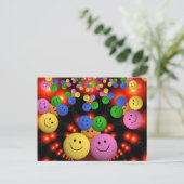 Faces Jamboree Briefkaart (Staand voorkant)