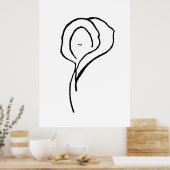 "Faces" JTG Art Poster (Keuken)