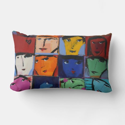 Faces Pillow Kussen (Voorkant)