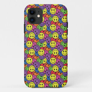 Faces Retro Hippy Pattern Case-Mate iPhone Case