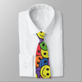 Faces Retro Hippy Pattern Stropdas (Gebonden)