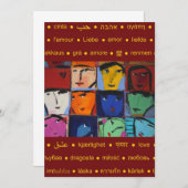 Faces Uitnodiging (Voorkant / Achterkant)