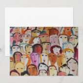 Faces Uitnodiging (Voorkant / Achterkant)