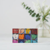 Faces Visitekaartje (Staand voorkant)