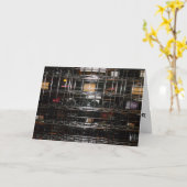 "FACES Wine Rack" Verjaardagskaart Kaart (Gele Bloem)