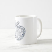Faceted Crystal Apple Mug Koffiemok (Voorkant rechts)