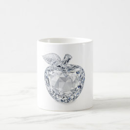 Faceted Crystal Apple Mug Koffiemok