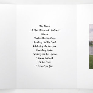 Facetten van liefde drievoudige Kaart