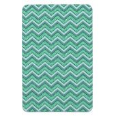 Facetvormig patroon van smaragdgroene chevron magneet (Verticaal)