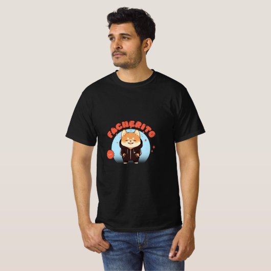 Facherito Cool Chihuahua Hond T-shirt (Voorkant volledig)