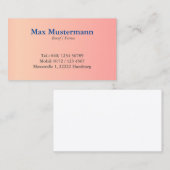 Fachverkäufer Fachverkäuferin  Visitenkarten Visitekaartje (Voorkant / Achterkant)