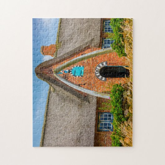 Fachwerkhaus Kiel Duitsland. Legpuzzel (Verticaal)