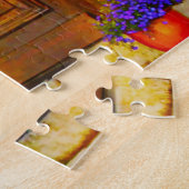 Fachwerkhuis Duitsland. Legpuzzel (Zijkant)