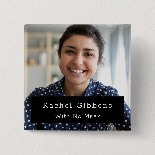 Facial Photo ID Button (Voorkant)