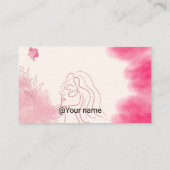 Facial Steamer Business Card Visitekaartje (Achterkant)