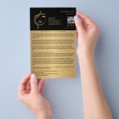 FACIAL TREATMENTS Aftercare flyer (Hand)