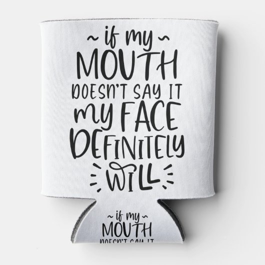 Faciale expressie, stilte, stil blikjeskoeler (Voorkant)