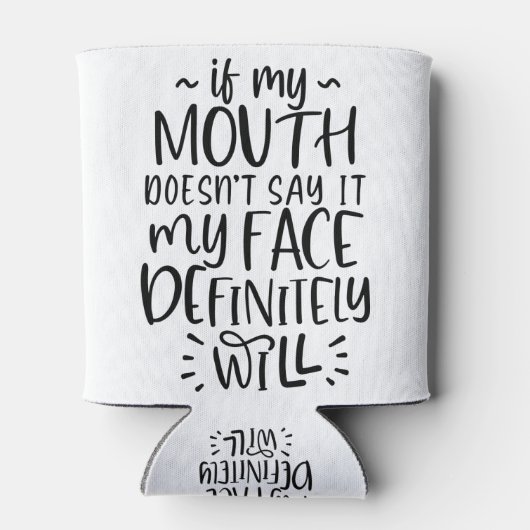 Faciale expressie, stilte, stil blikjeskoeler (Achterkant)