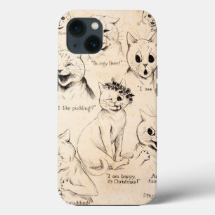 Faciale expressies van verschillende katten, Louis Case-Mate iPhone Case