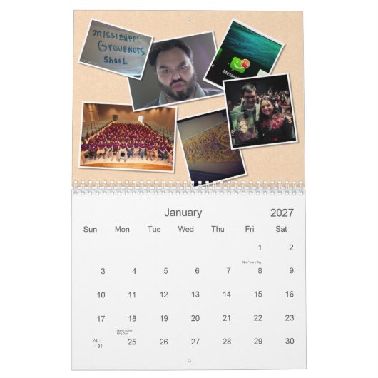 Faciale haas van MGS 2012 Kalender (Jan 2027)