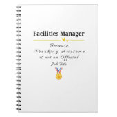 Faciliteitenbeheer Notitieboek (Voorkant)