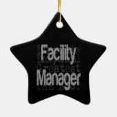 Faciliteitenmanager - Extraordinaire Keramisch Ornament (Achterkant)