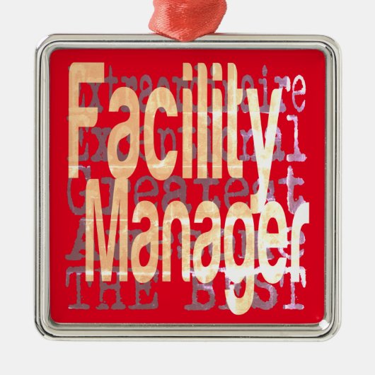 Faciliteitenmanager - Extraordinaire Metalen Ornament (Voorkant)