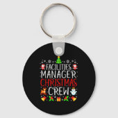 Facilities Manager Christmas Crew Matching Xmas  Sleutelhanger (Voorkant)