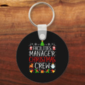 Facilities Manager Christmas Crew Matching Xmas  Sleutelhanger (Voorkant)