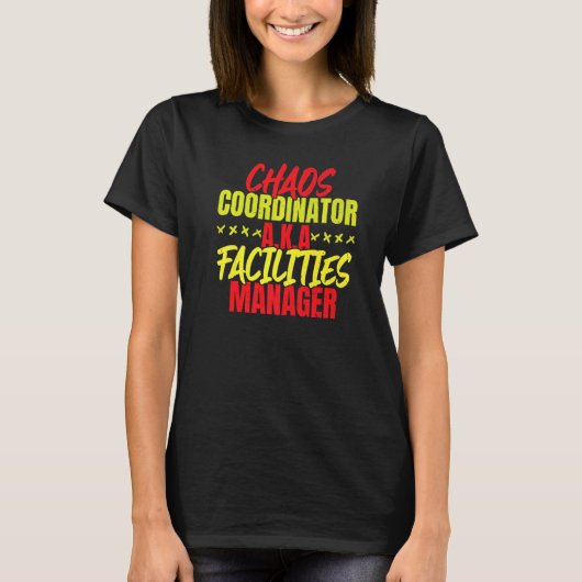 Facilities Manager Job Maintenance Employee Profes T-shirt (Voorkant)