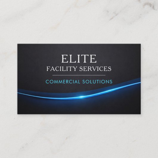 Facility Building Services QR Code Visitekaartje (Voorkant)