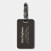 Facility Manager of Janitor en caretaker gift Bagagelabel (Achterkant verticaal)