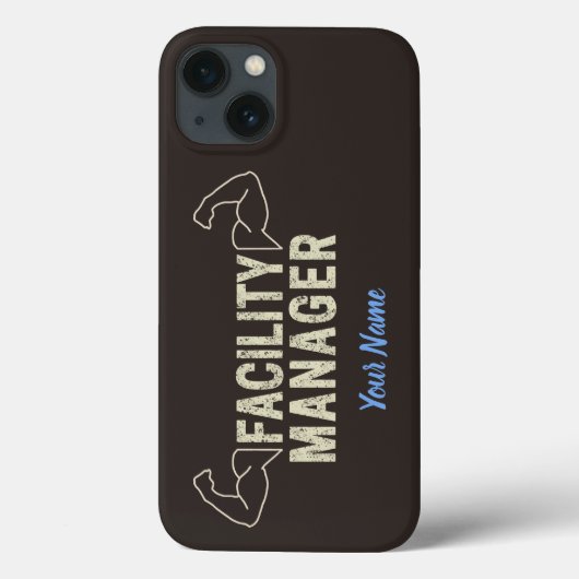Facility Manager of Janitor en caretaker gift Case-Mate iPhone Case (Achterkant)