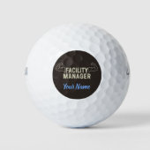 Facility Manager of Janitor en caretaker gift Golfballen (Voorkant)
