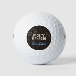Facility Manager of Janitor en caretaker gift Golfballen