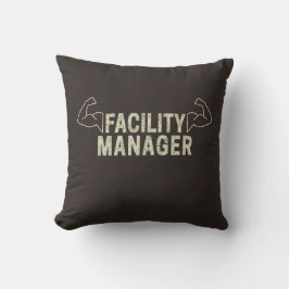 Facility Manager of Janitor en caretaker gift Kussen