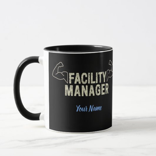 Facility Manager of Janitor en caretaker gift Mok (Links)