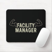 Facility Manager of Janitor en caretaker gift Muismat (Met muis)