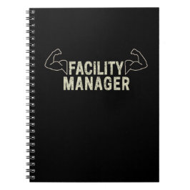 Facility Manager of Janitor en caretaker gift Notitieboek