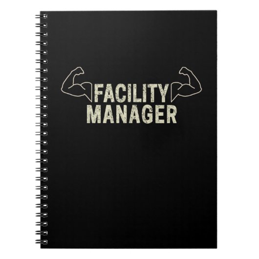 Facility Manager of Janitor en caretaker gift Notitieboek (Voorkant)