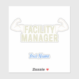 Facility Manager of Janitor en caretaker gift Sticker