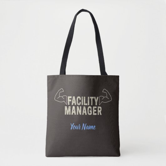 Facility Manager of Janitor en caretaker gift Tote Bag (Voorkant)