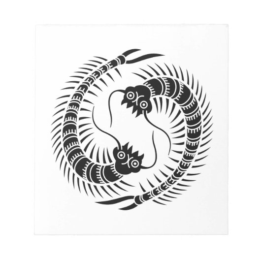 Facing Centipedes cirkel Notitieblok (Voorkant)