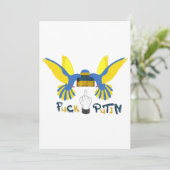 Fack poetin, steun Oekraïne Klassiek Kaart (Staand voorkant)