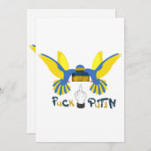 Fack poetin, steun Oekraïne Klassiek Kaart (Voorkant / Achterkant)